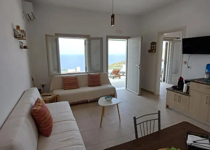 'irene' Cycladic House With Sunrise And Sea View! Prázdninový dům